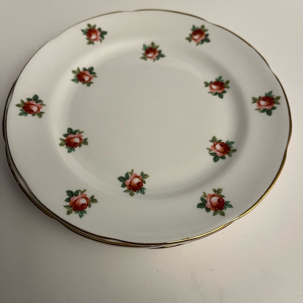 Royal Adderley England Floral Bone China Bread plate